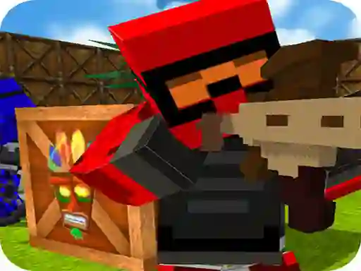 Trò chơi Blocky Gun Paintball 2 trực tuyến