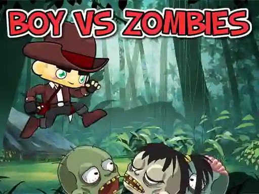 Trò chơi Boy vs Zombies trực tuyến