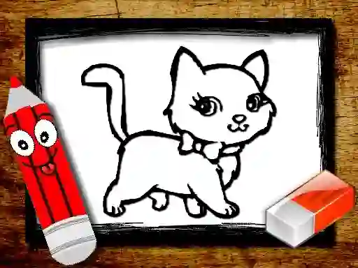 Trò chơi Back to School: Animals Coloring Book trực tuyến