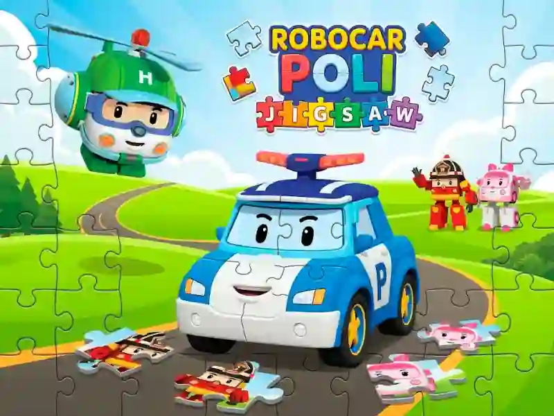 Trò chơi Robocar Poli Jigsaw trực tuyến