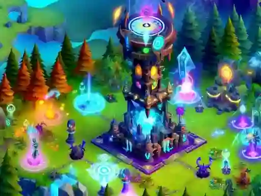 Trò chơi 2D Fantasy Tower Defence trực tuyến