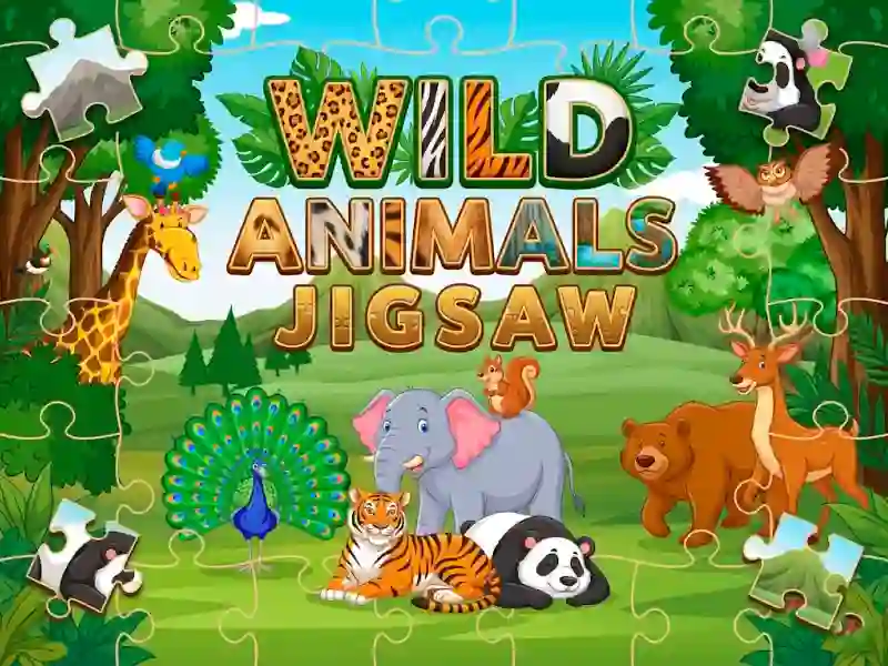 Trò chơi Wild Animals Jigsaw trực tuyến