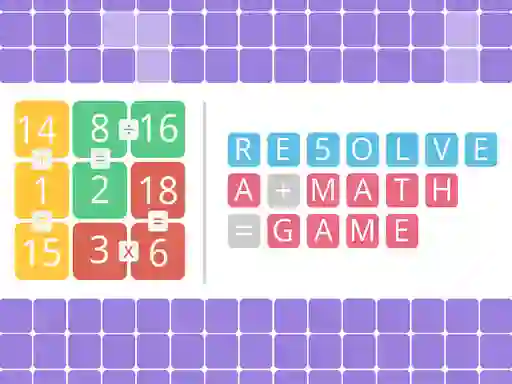 Trò chơi Resolve a math game trực tuyến