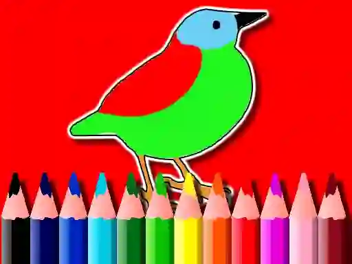 Trò chơi Back To School: Birds Coloring Book trực tuyến