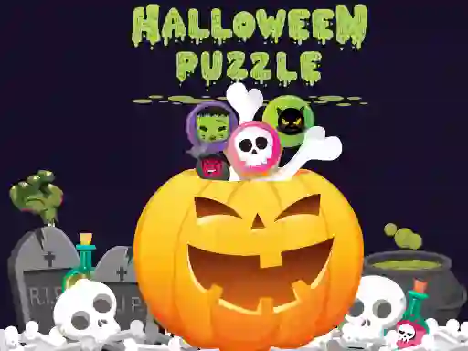 Trò chơi Halloween Puzzle trực tuyến