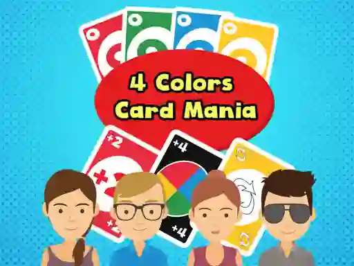 Trò chơi 4 Colors Card Mania trực tuyến