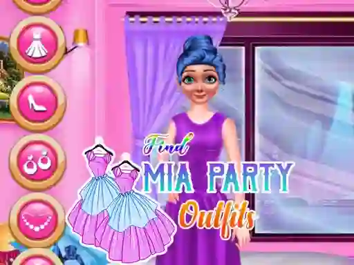 Trò chơi Find Mia Party Outfits trực tuyến