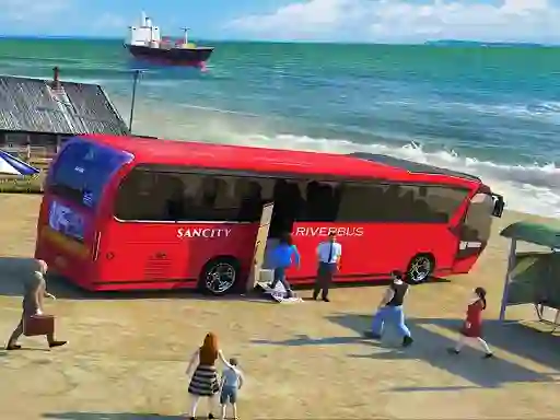 Trò chơi Water Surfer Bus Simulation Game 3D trực tuyến