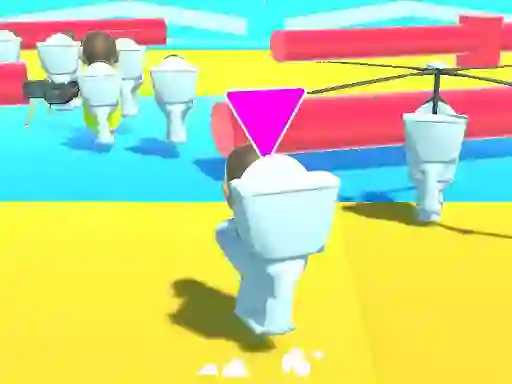 Trò chơi Fall Boys Skibidi Toilet trực tuyến