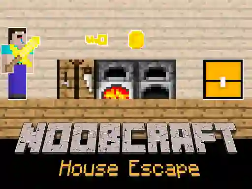 Trò chơi Noobcraft House Escape trực tuyến