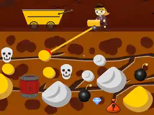 Trò chơi Lady Gold Miner trực tuyến