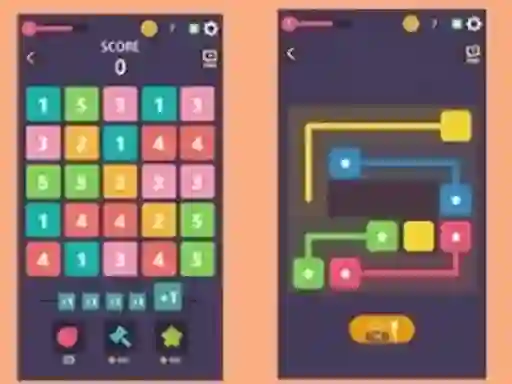 Trò chơi 3 in 1 Puzzle trực tuyến