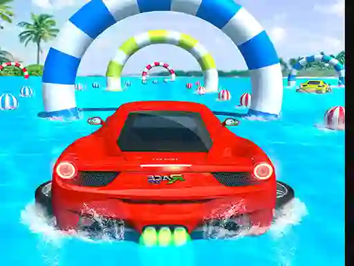 Trò chơi Water Surfing Car Stunts Car Racing trực tuyến