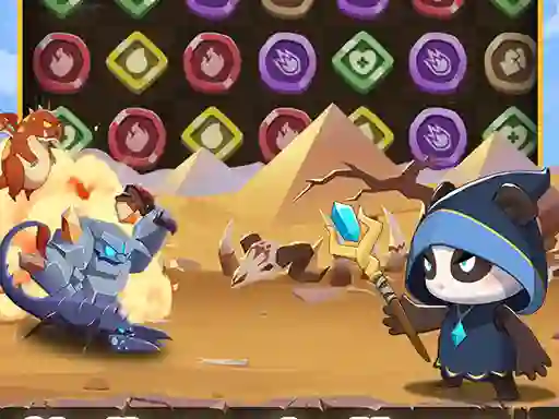Trò chơi Legend of Panda Match 3 & Battle trực tuyến