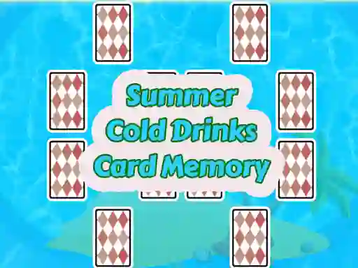 Trò chơi Summer Cold Drinks Card Memory trực tuyến