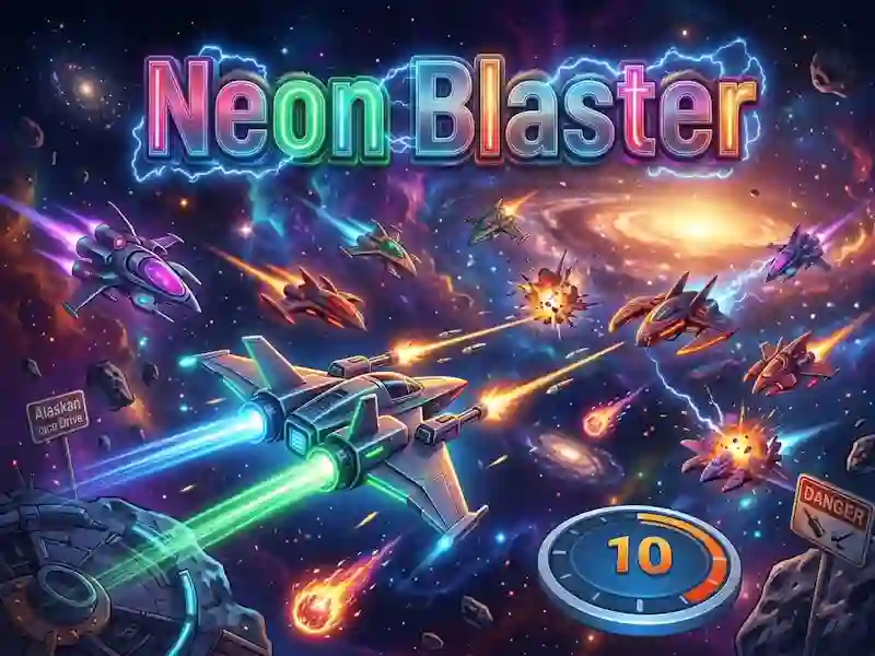 Trò chơi Neon Blaster trực tuyến