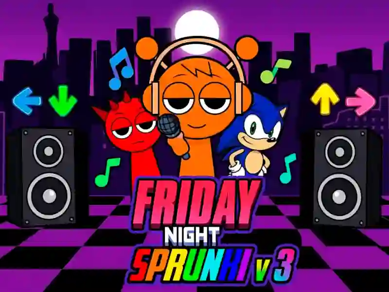 Trò chơi Friday Night Sprunki v 3 trực tuyến
