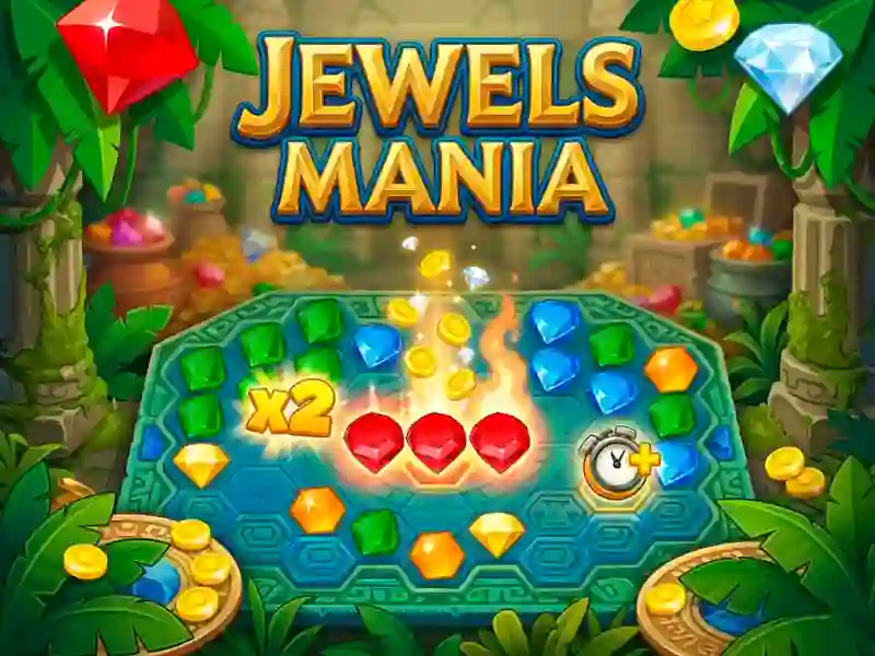 Trò chơi Jewels Mania trực tuyến