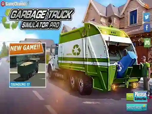 Trò chơi Garbage Truck Simulator trực tuyến