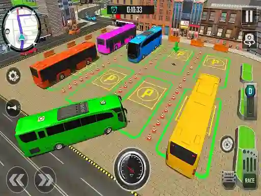 Trò chơi Bus City Parking Simulator trực tuyến