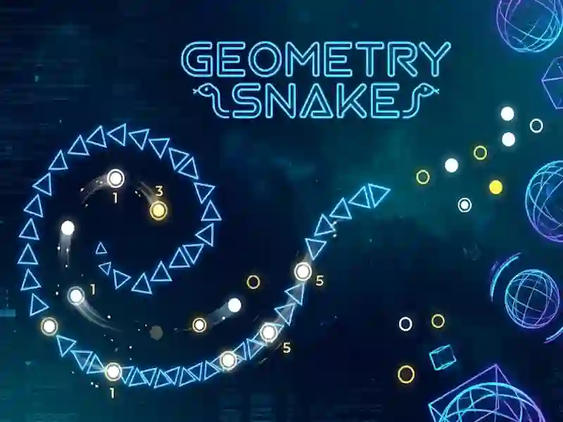Trò chơi Geometry Snake trực tuyến