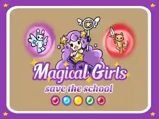 Trò chơi Magical Girls Save the School trực tuyến