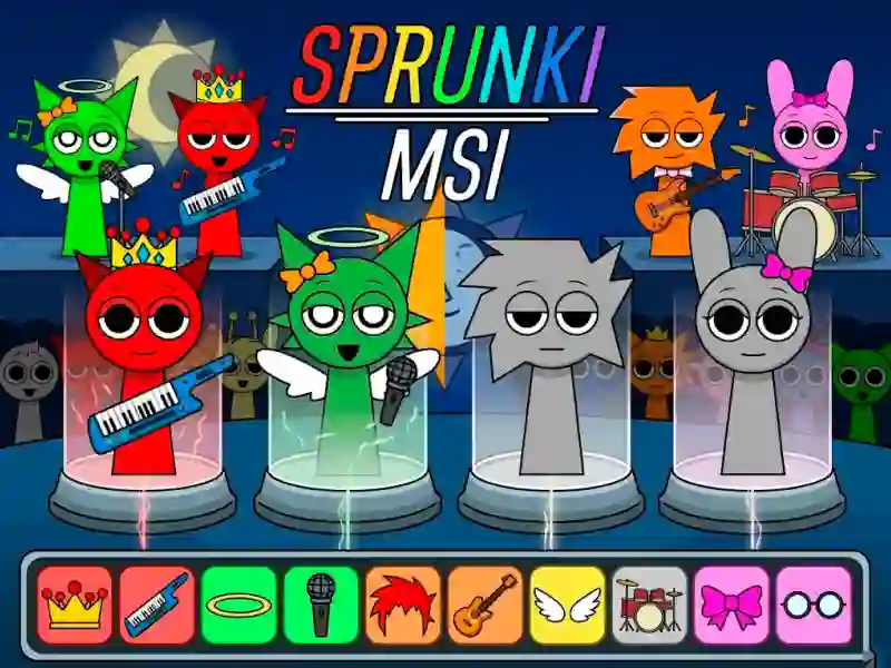 Trò chơi Sprunki.MSI trực tuyến