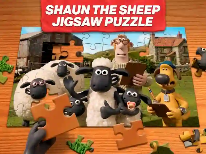 Trò chơi Shaun the Sheep Jigsaw Puzzle trực tuyến
