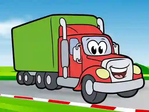 Trò chơi Happy Trucks Coloring trực tuyến