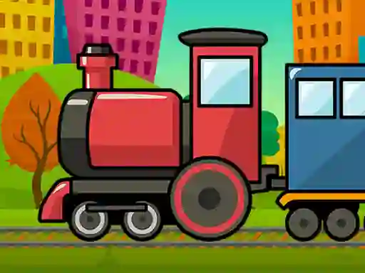 Trò chơi Train Jigsaw trực tuyến