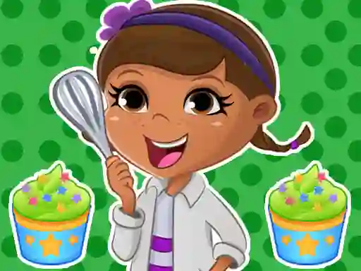 Trò chơi Dottie Doc Mcstuffins Cupcake Maker trực tuyến
