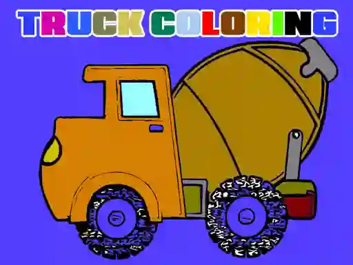 Trò chơi Trucks Coloring Book trực tuyến