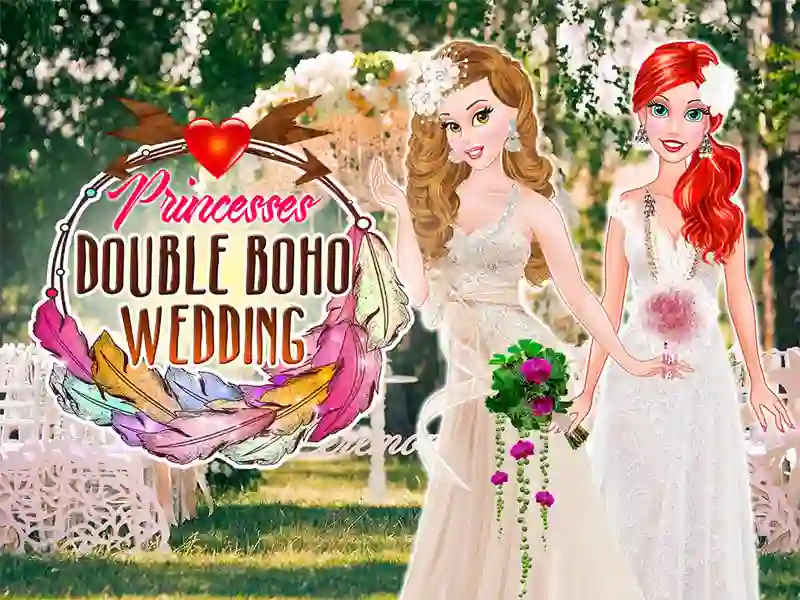 Trò chơi Princesses Double Boho Wedding trực tuyến