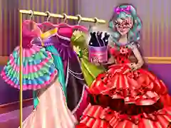 Trò chơi Dove Carnival Dolly Dress Up trực tuyến
