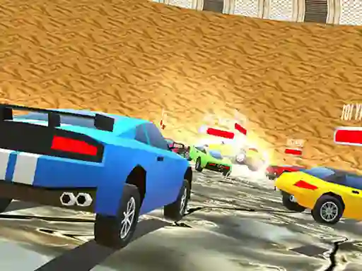 Trò chơi Low Poly Smash Cars trực tuyến