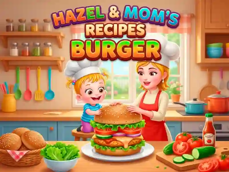 Trò chơi Hazel & Mom's Recipes Burger trực tuyến