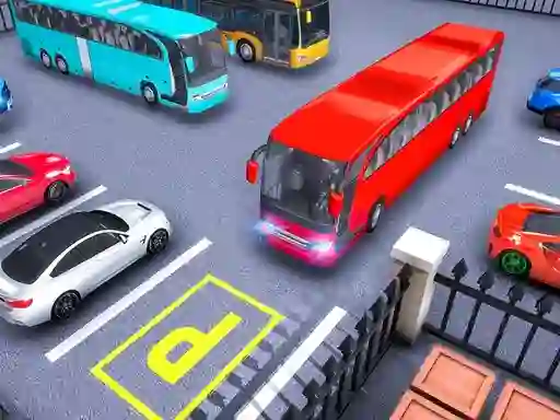 Trò chơi Real Bus Parking Pick and Drop trực tuyến