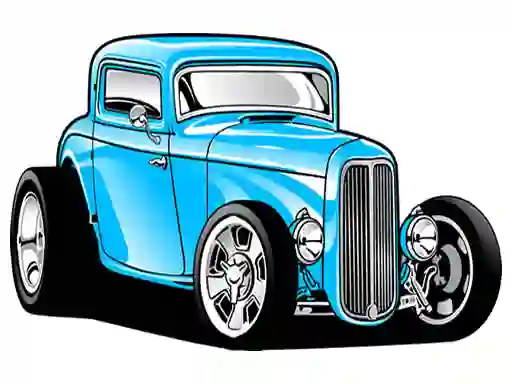 Trò chơi Hot Rod Coloring trực tuyến