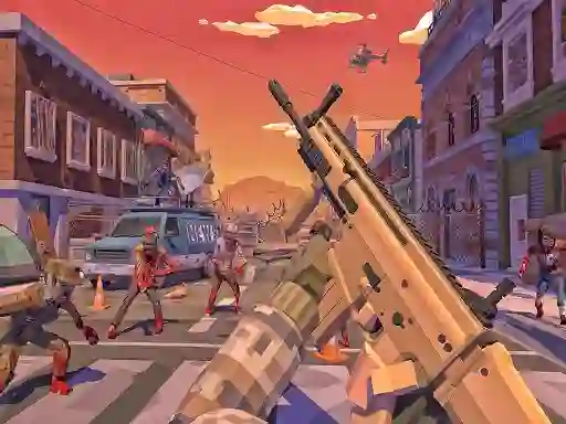 Trò chơi Polygon War Z Zombie trực tuyến
