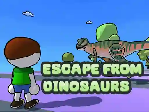 Trò chơi Escape From Dinosaurs trực tuyến