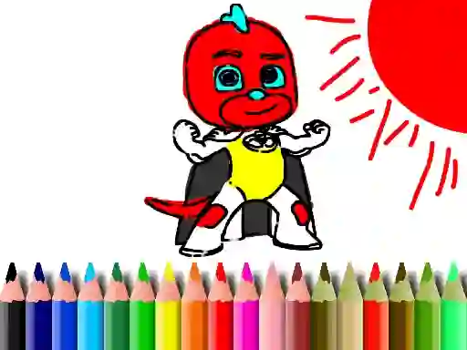 Trò chơi Back To School: Mask Boy Coloring trực tuyến