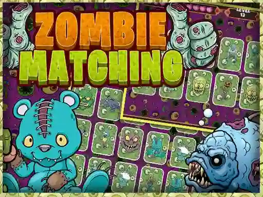 Trò chơi Zombie Matching trực tuyến