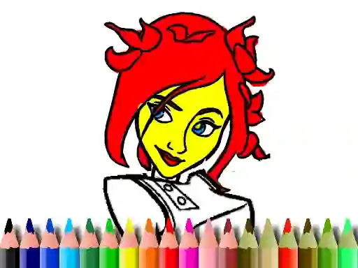 Trò chơi Back To School: Cute Girl Coloring trực tuyến