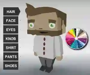 Trò chơi Coloring Bloxy Boy trực tuyến