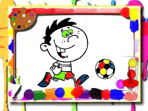Trò chơi Football Coloring Time trực tuyến