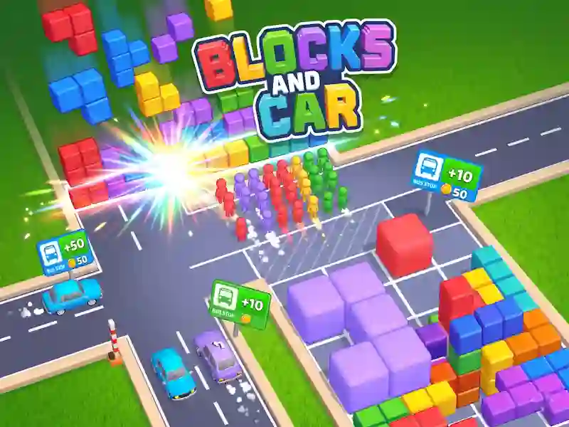 Trò chơi Blocks and Car trực tuyến