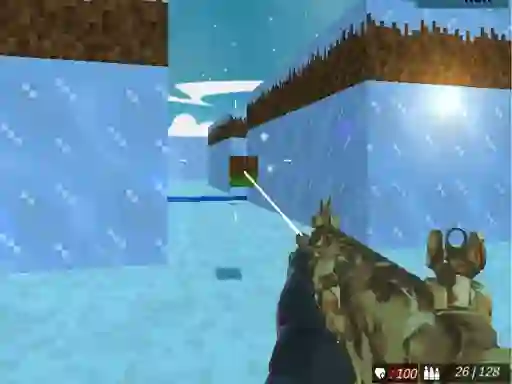 Trò chơi Blocky Swat Shooting Iceworld Multiplayer trực tuyến
