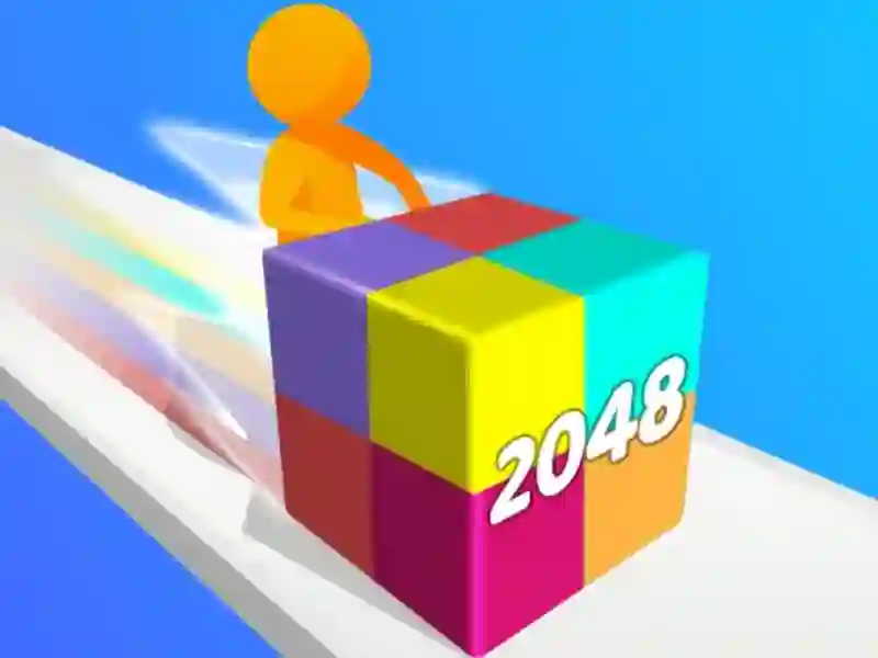Trò chơi Geometry Stack 2048 Run trực tuyến