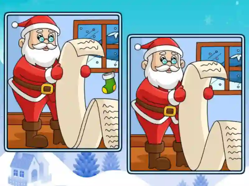 Trò chơi Christmas Spot the Difference trực tuyến