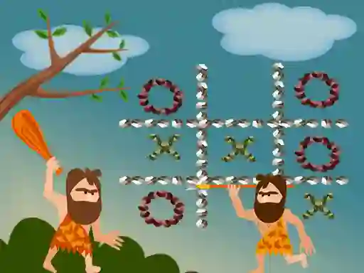 Trò chơi Tic Tac Toe Stone Age trực tuyến
